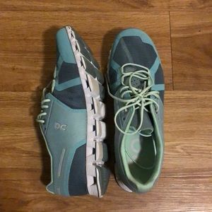 on cloud tennis shoes